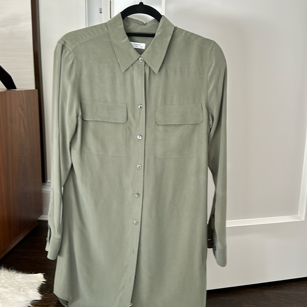 Equipment shirt dress